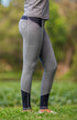 Youth Performance Riding Tights - Grey Cat